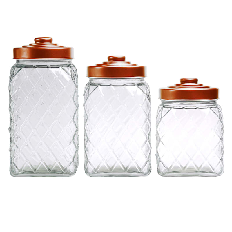 RELIC 3PC GLASSCANISTER SET