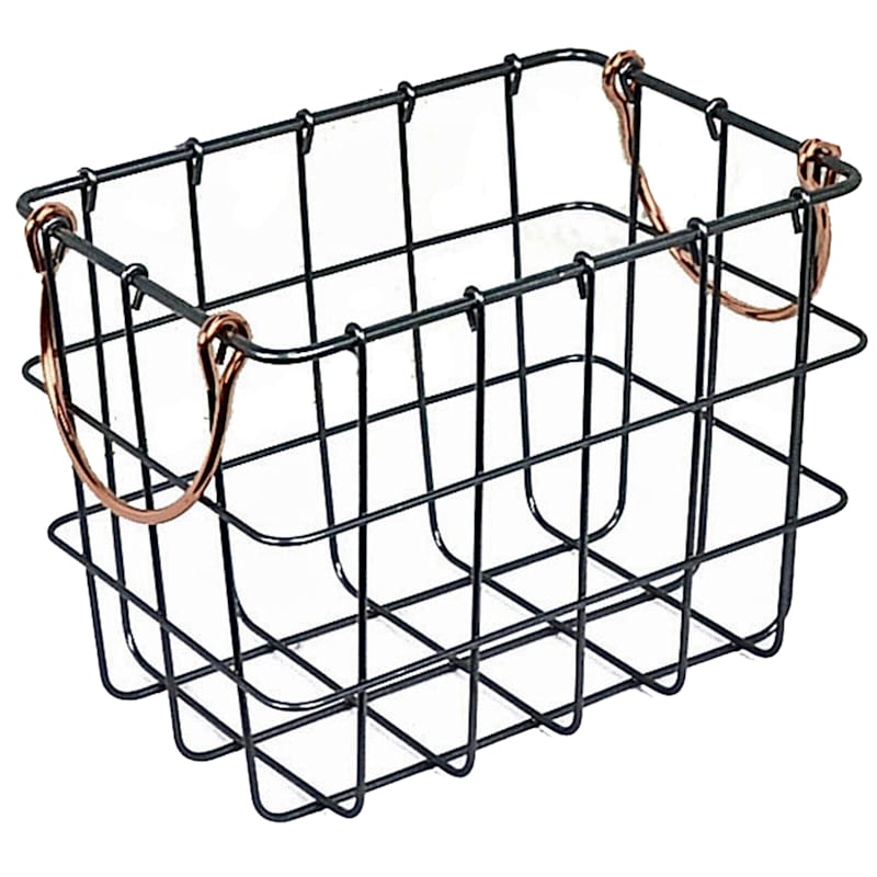 Bronze Metal Wall Basket