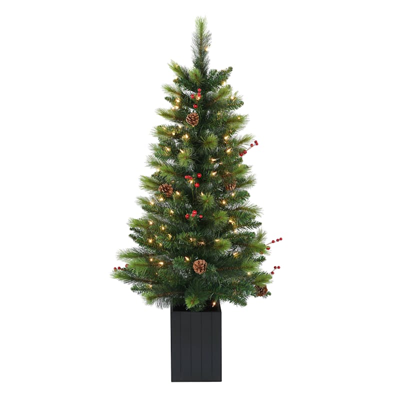 4 ft pre lit christmas tree