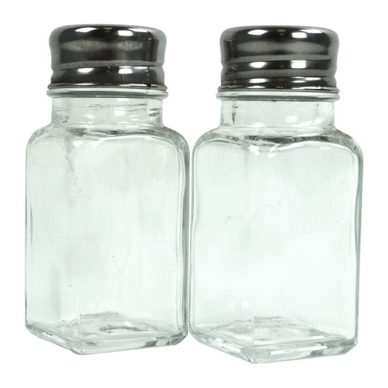 2-Piece Glass Salt/Pepper Shaker Set