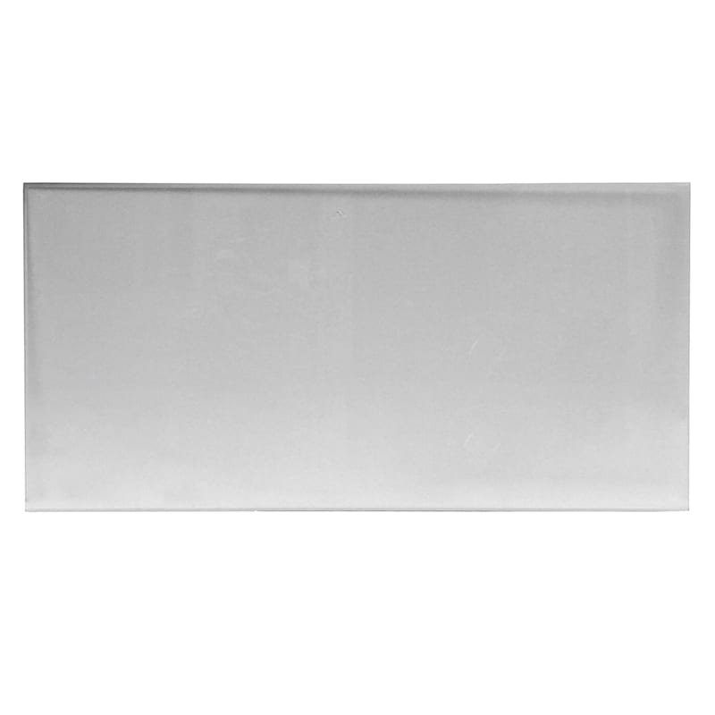 Rectangle Clear Tempered Glass Table Top With Beveled Edge 20in. X 40in.