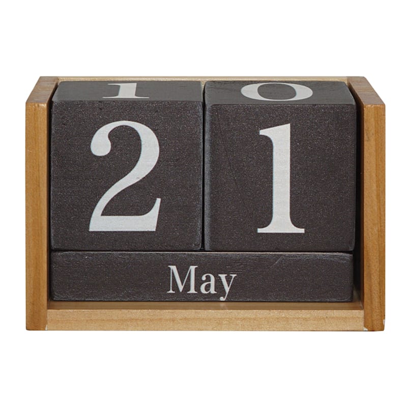 Wooden Calendar, 5.5"