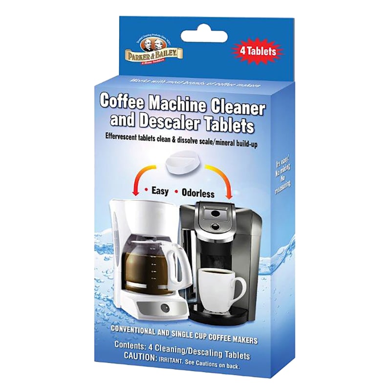 Parker & Bailey Coffee Machine Cleaner & Descaler Tablets