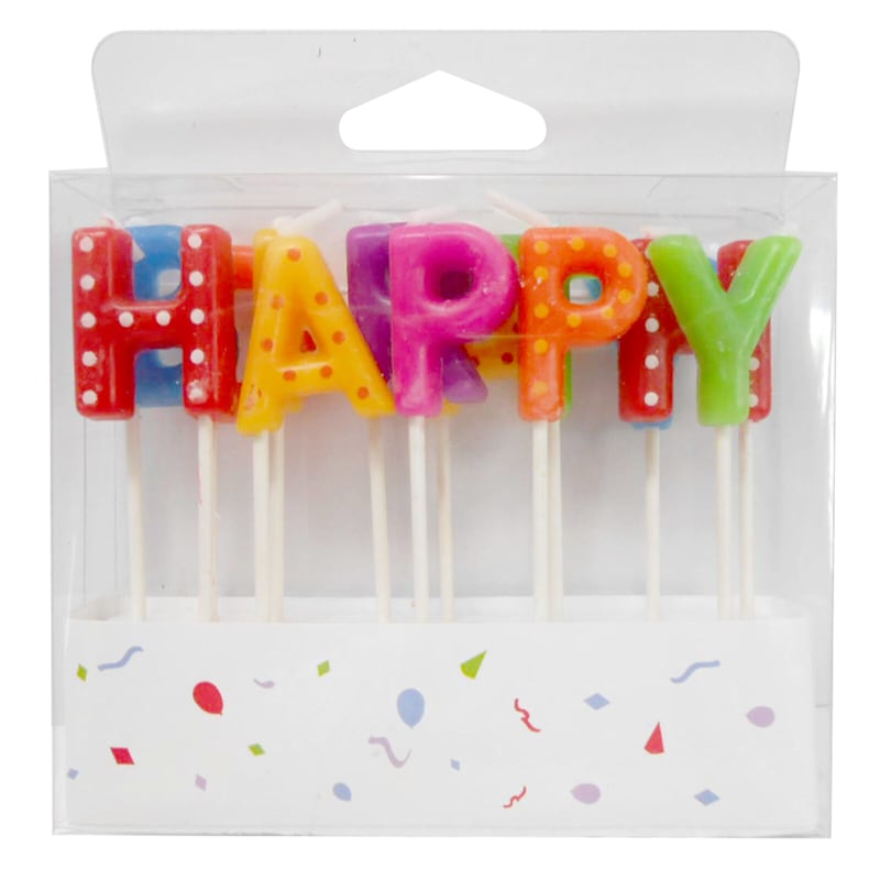13-Pack Happy Birthday Pick Candles