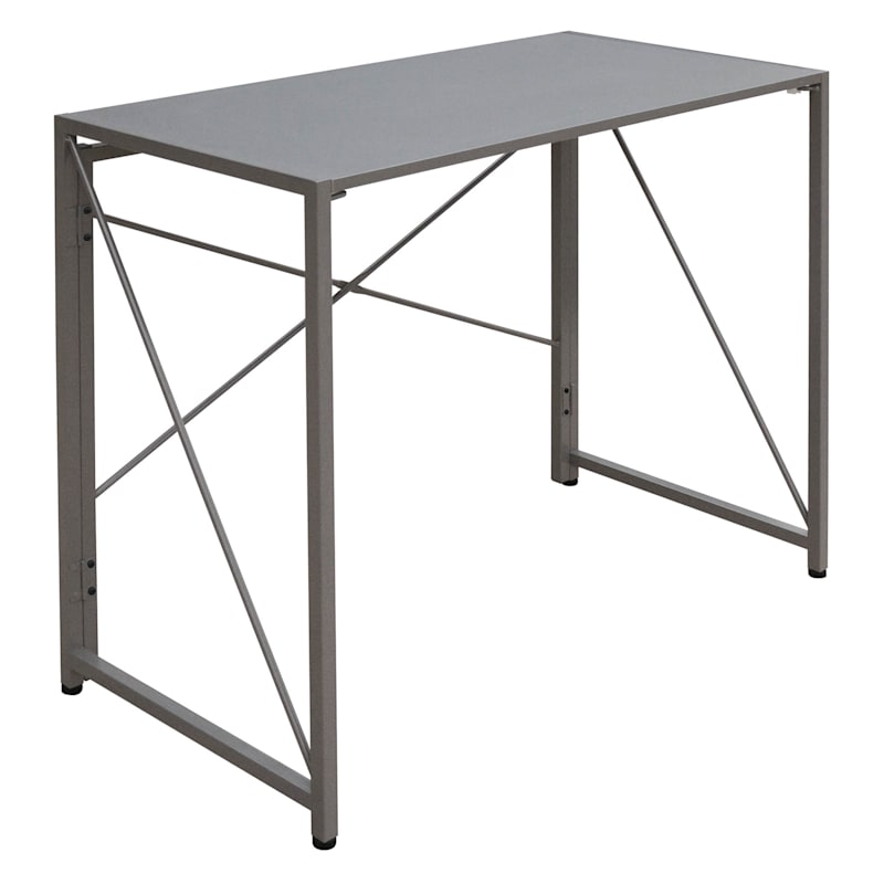 Vienna Grey Folding Desk, 35"