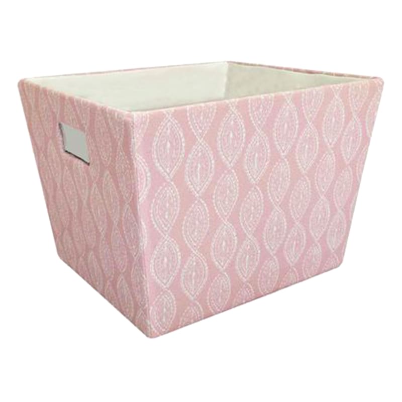 Pink tote storage cheap