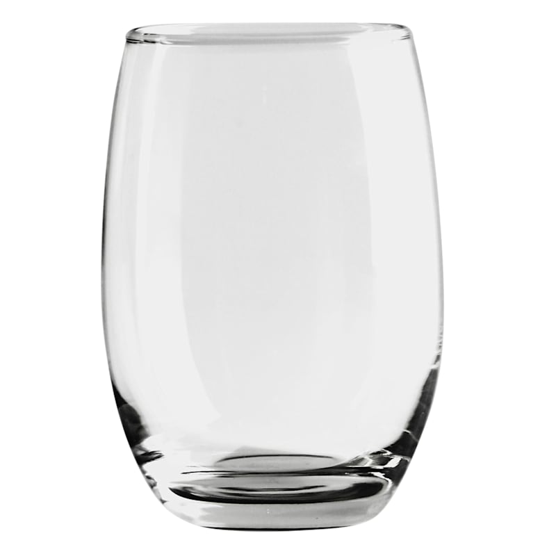 15 Oz Hobnail Wine Glasses-Machine Press Solid Color Stem Wine