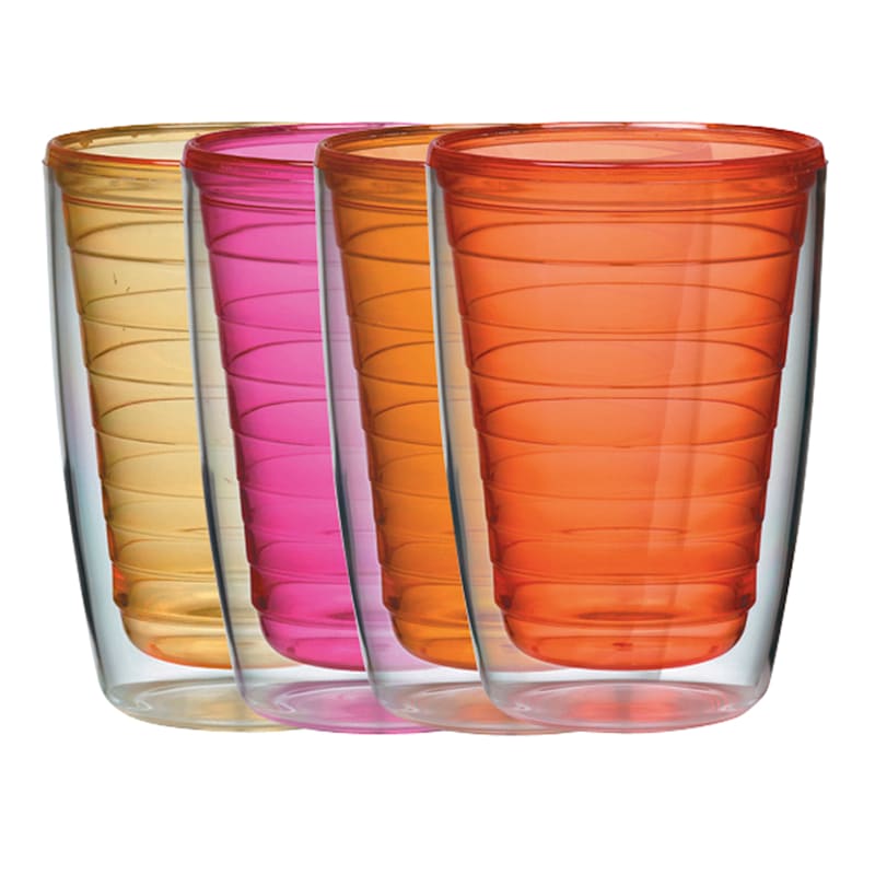 Set of 4 Insulated Hot Tumblers, 16oz