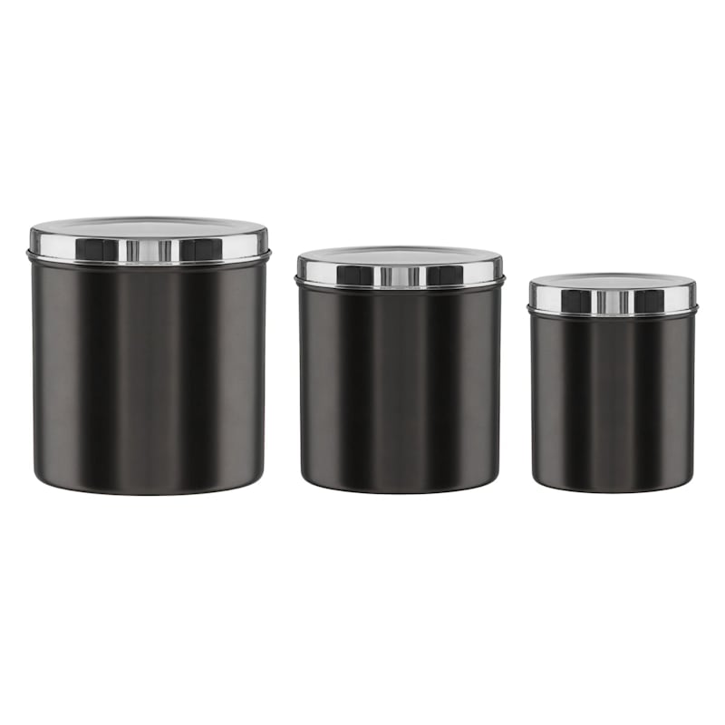 Quality Stainless Steel Canister Set for Kitchen Counter with