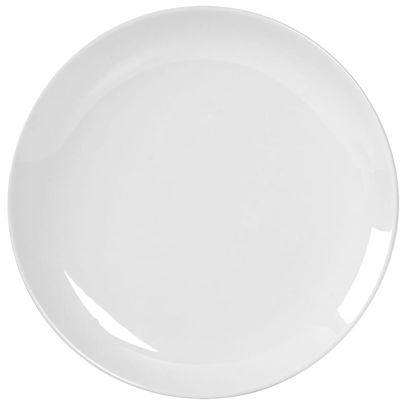 Blanc De Blanc Round Coupe Dinner Plate