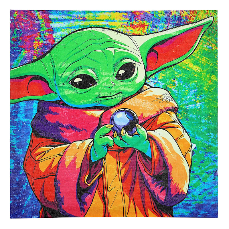 Baby Yoda Canvas Paint Kit