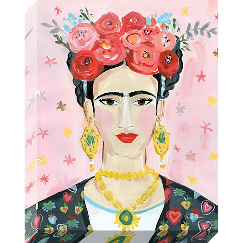 Homage to Frida Textured Canvas Wall Art, 18x24