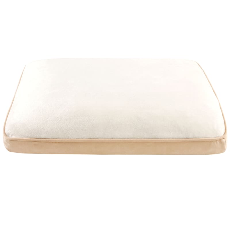 White & Tan Pet Pillow, 29x39