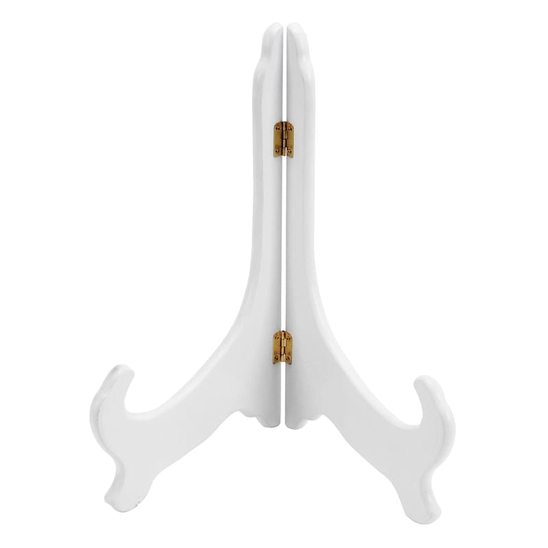 18in. en Plate Stand, White, Sold by at Home