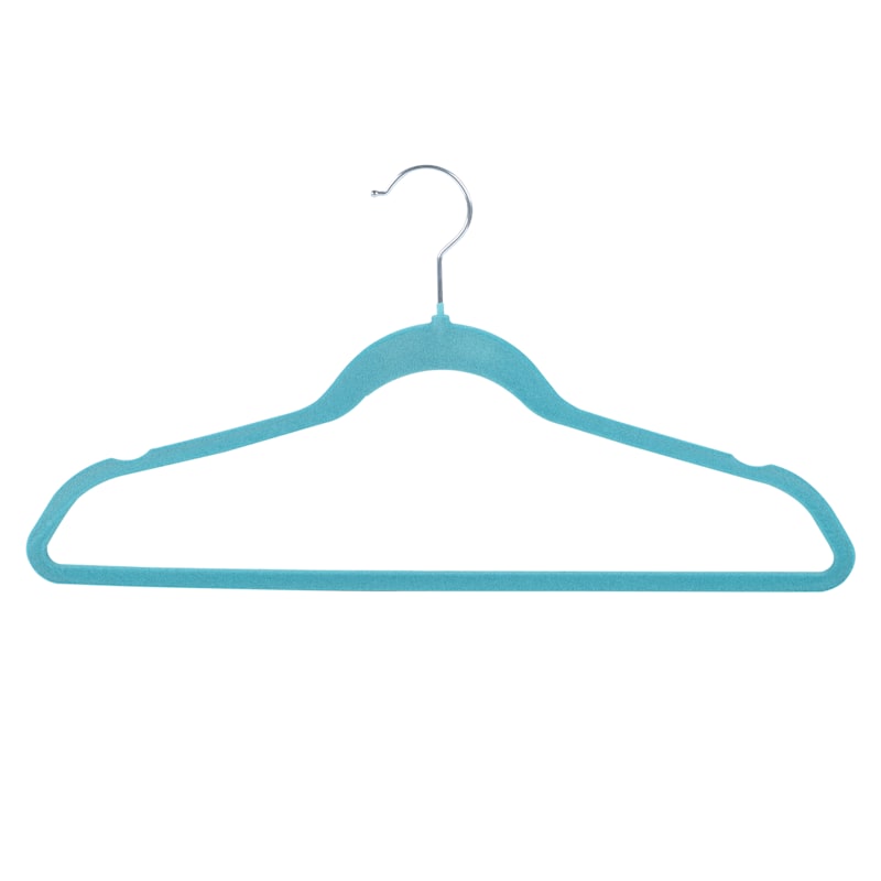 50-Pack Velvet Suit Hangers, Turkish Blue, Brown, Sold by at Home