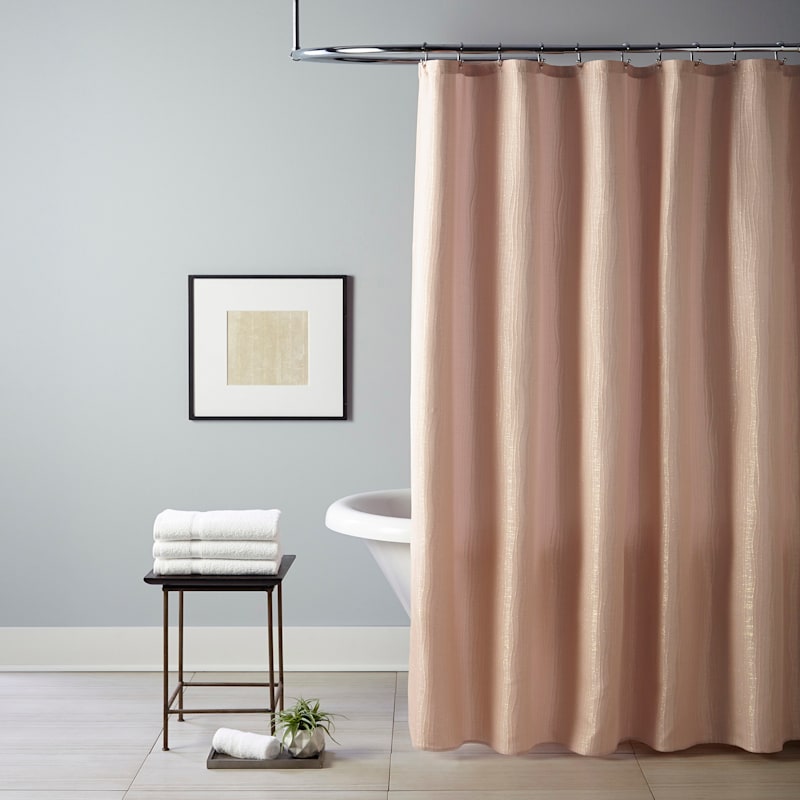 Bristol Pink Shower Curtain, 72"