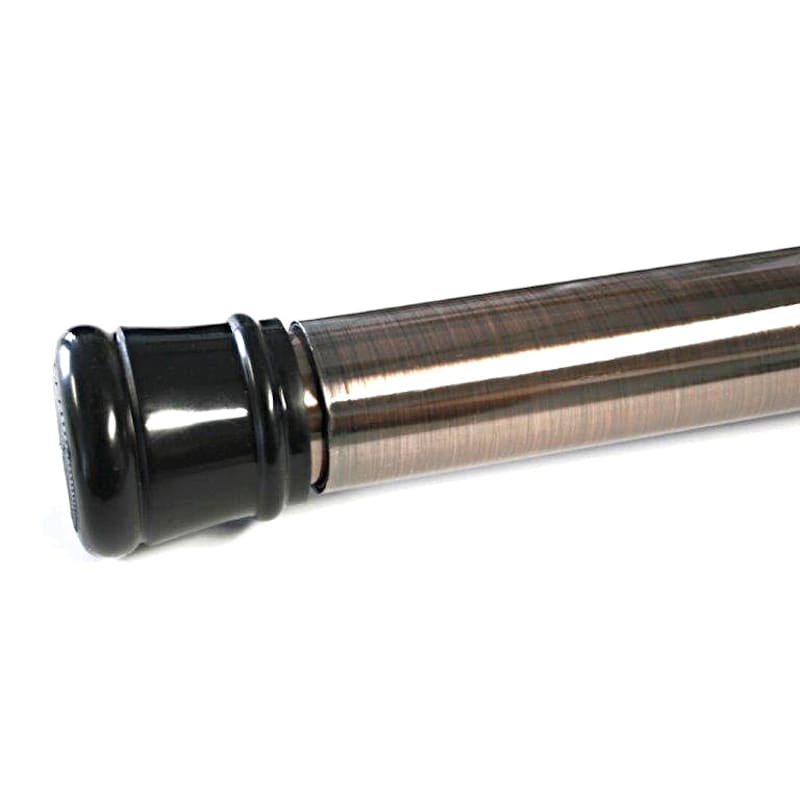 Oil Rub Bronze Tension Shower Bar 63in, Shower Curtain Tension Rod How To