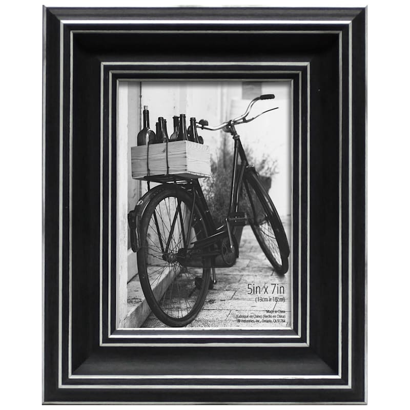 Black & Whitewash Tabletop Frame, 5x7