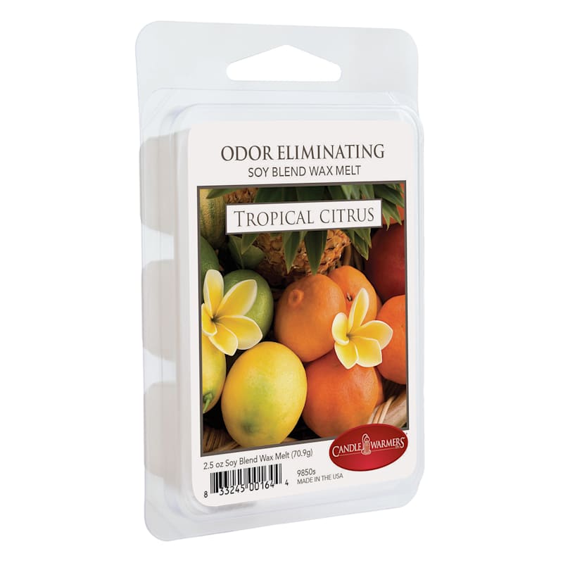 Tropical Citrus Scented Odor Eliminating Wax Melts, 2.5oz