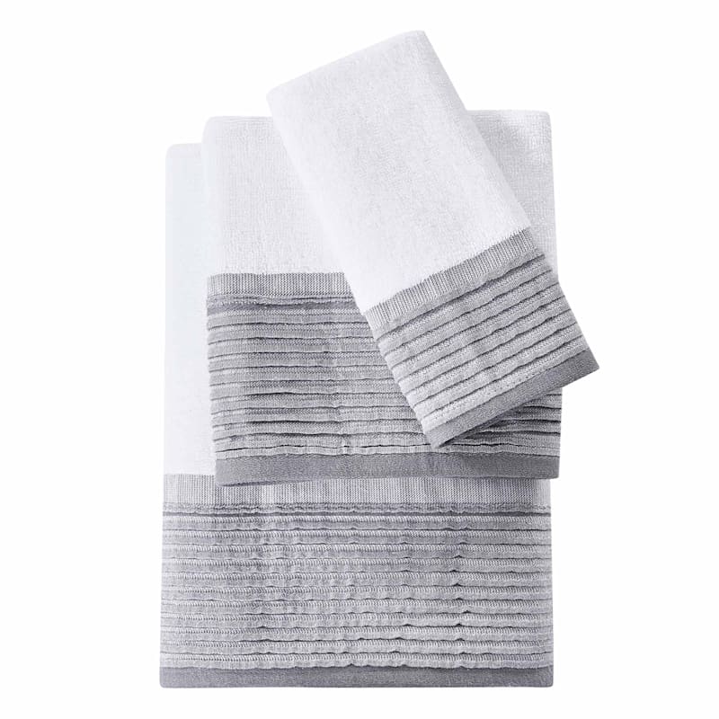 Cotton Terry Bath Towels 27x52 White