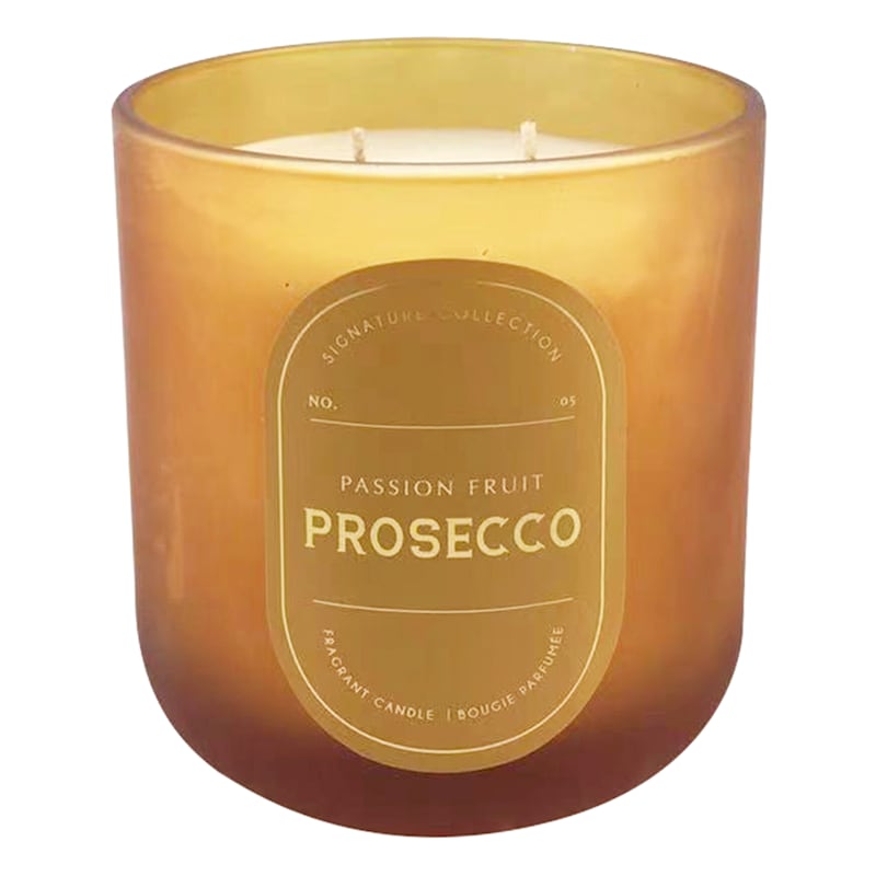 2-Wick Passion Fruit Prosecco Scented Jar Candle, 12.5oz