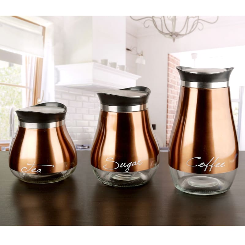 CONTEMPO 3PC C OPPER CanisterS