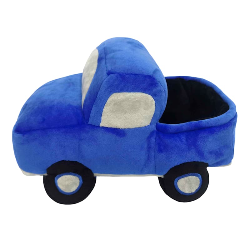 Tiny Dreamers Blue Truck Plush Throw Pillow 8x14