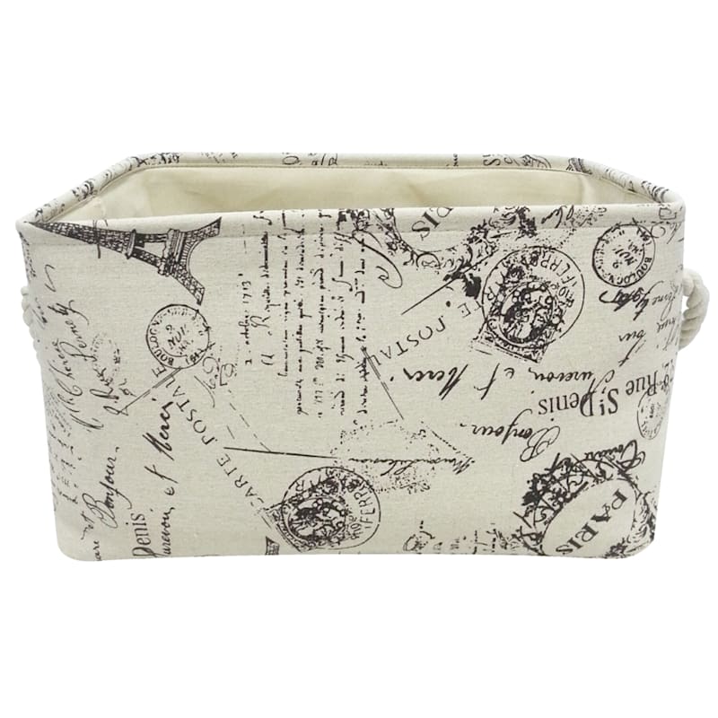 Paris Fabric Storage Basket