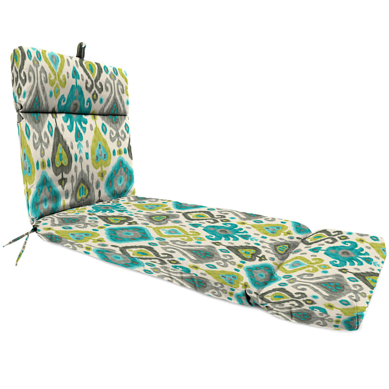 Paso Turquoise Universal Outdoor Chaise Lounge Cushion