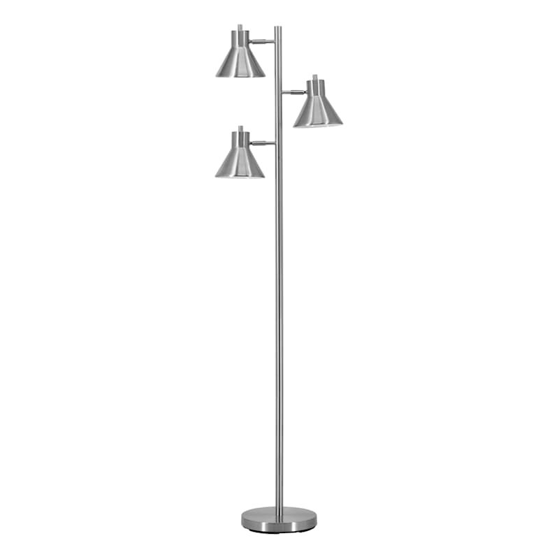 Silver tripod lamp hot sale