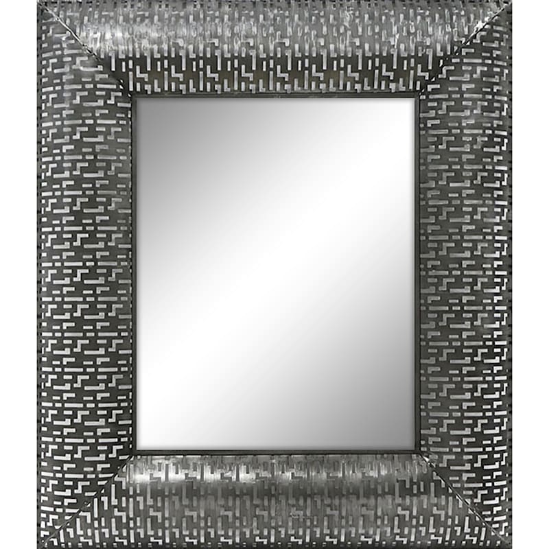 Black Framed Gallery Wall Mirror, 33x38