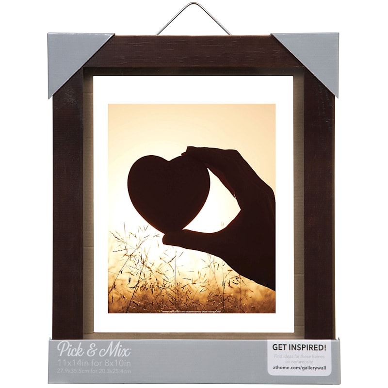 Pick And Mix 11X14 Espresso Float Wall Frame