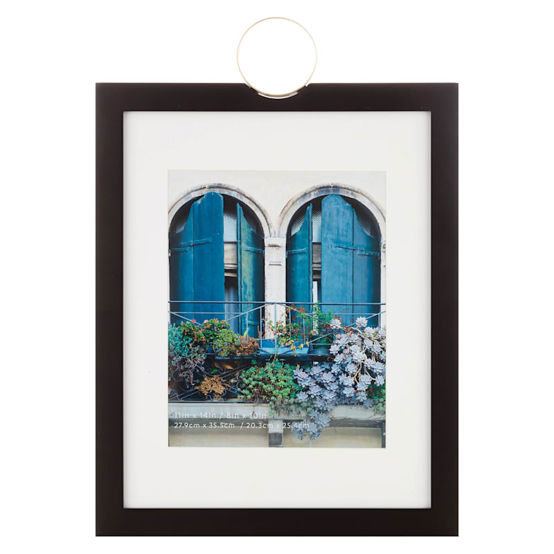 11x14 Matted To 8x10 Photo Frame, Black