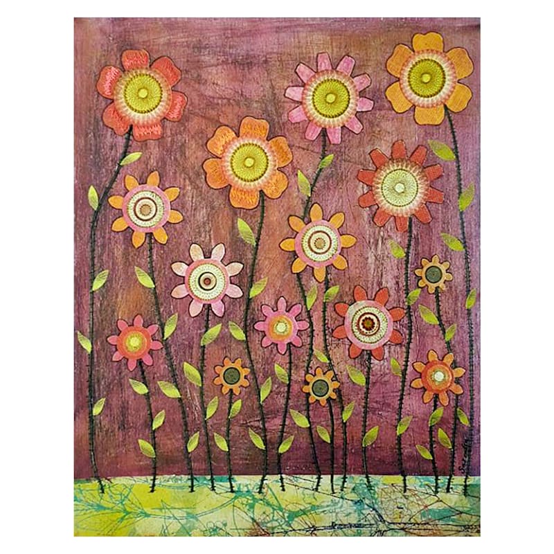 Tracey Boyd Before Rain Embroidered Canvas Wall Art, 22x28