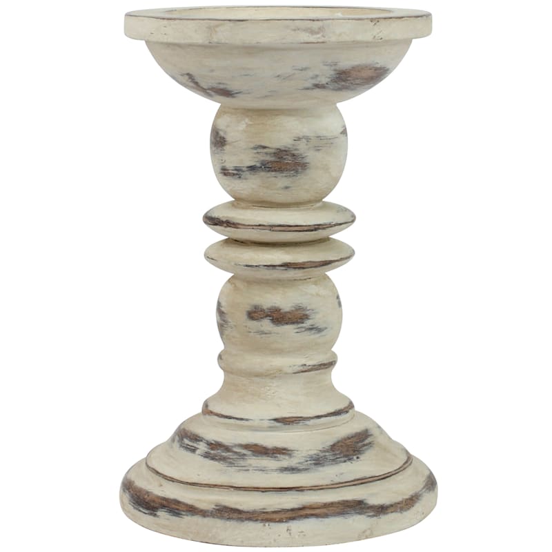 Neutral Candle Holder, 7"
