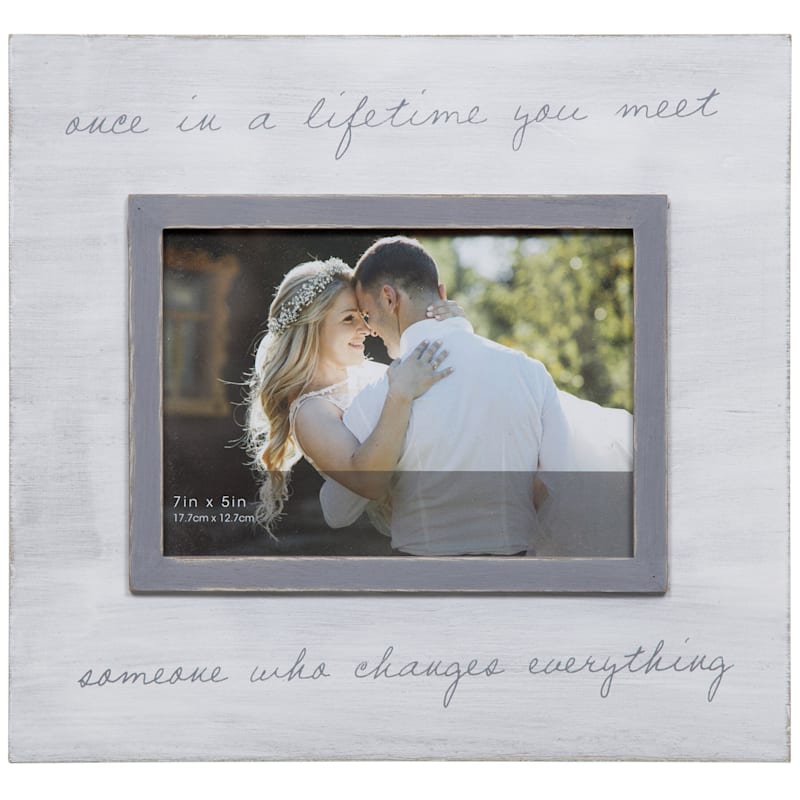 5X7 Once In Lifetime Tabletop Photo Frame