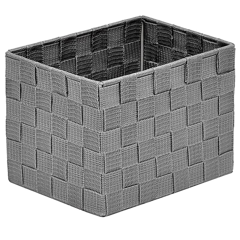 Grey Weave Under the Bed Storage Basket, Extra Small