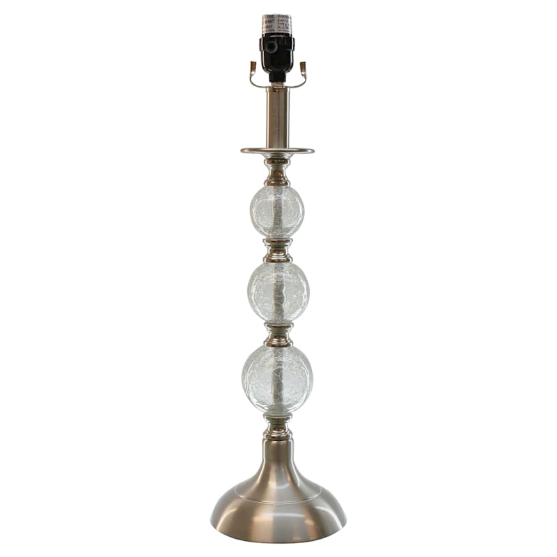 Crackle glass lamp base discount