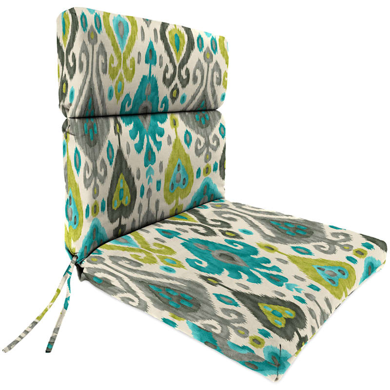 Paso Turquoise Outdoor Hinged Chair Cushion