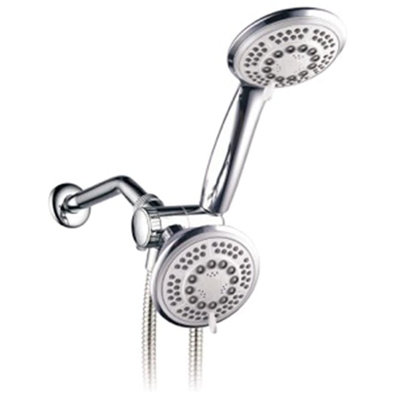 Deluxe 3 Way Combo Chrome Shower Head