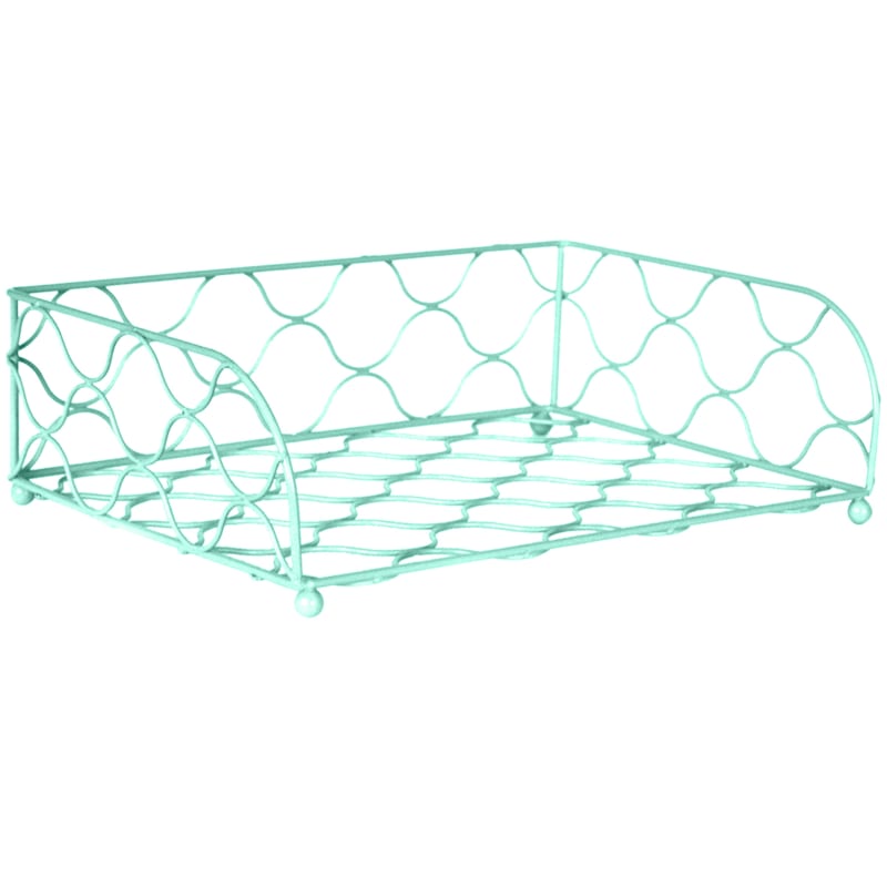 Psych Sky Blue Wire File Tray