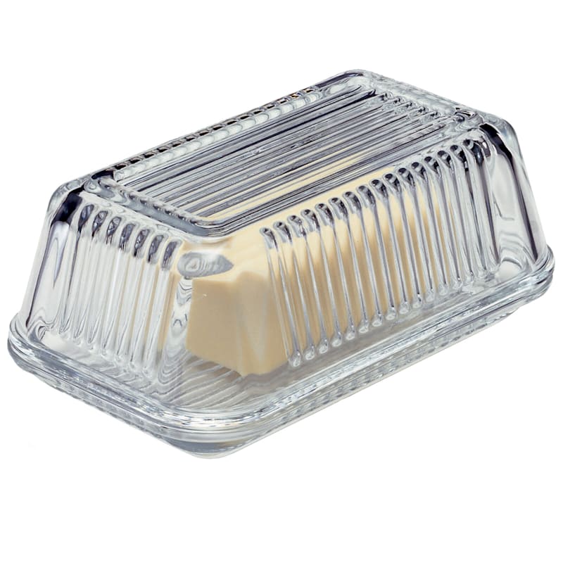 Huang Clear Acrylic Covered Butter Dish