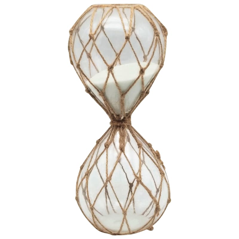Hourglass with Jute, 10"