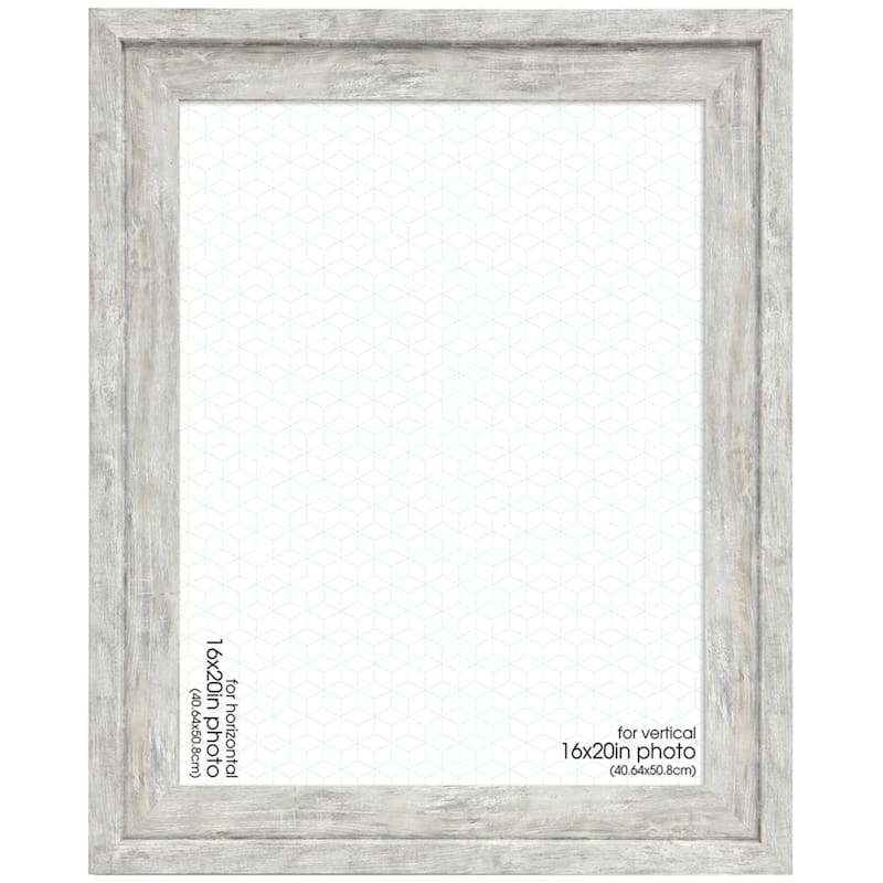 Hongkee 11X14 Picture Frame Rustic Grey Poster Frame 2 Pack