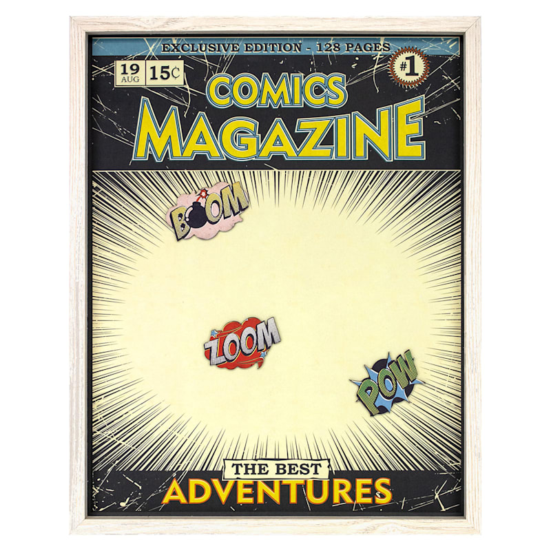 15X19 Comics Magazine Magnetic Memoboard With Magnets