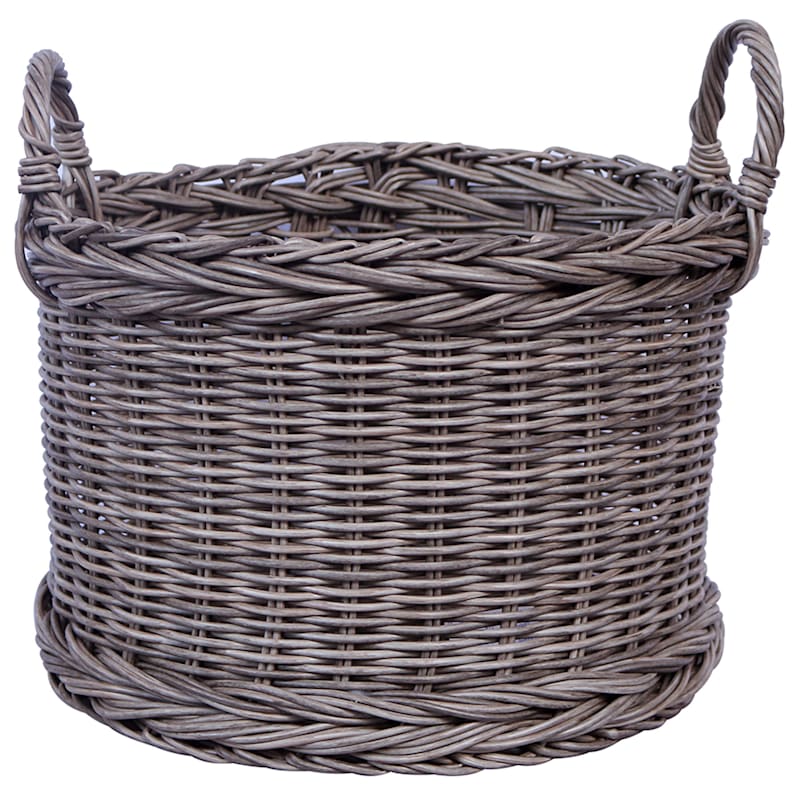 Grace Mitchell Round Rattan Basket, Medium