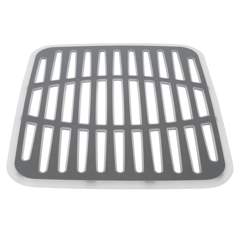 at Home Cora Small Grey & Clear Sink Mat