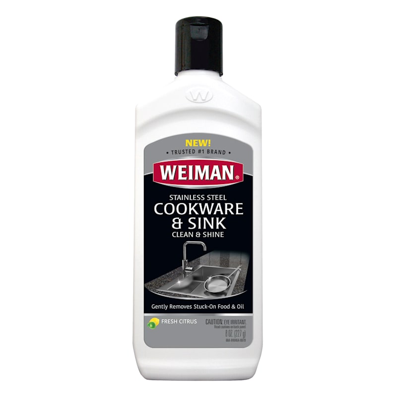 Weiman Stainless Steel Sink Cleaner and Polish- 8 oz.