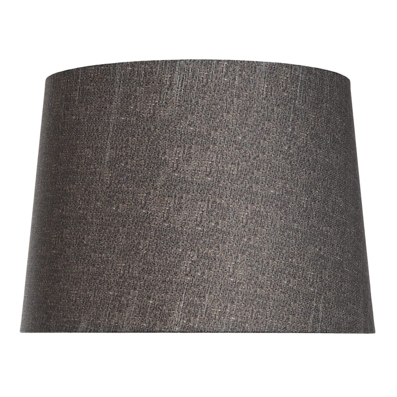 Dark Grey Metallic Table Lamp Shade, 10x12