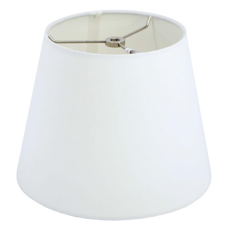 White Accent Lamp Shade, 8x7